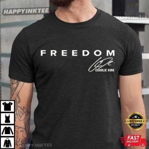 Freedom Charlie Kirk Signature T Shirt (2)