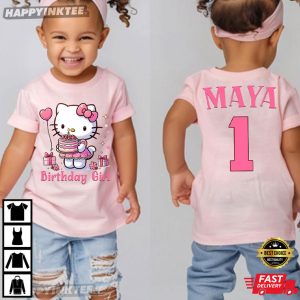Birthday Girl Hello Kitty Custom T Shirt (3)