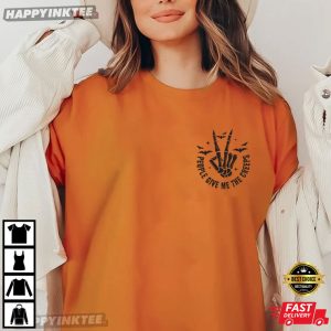 People Give Me The Creeps Skeleton Hand Halloween T Shirt (2)