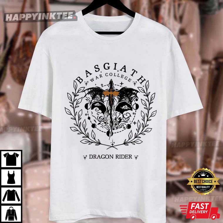 Basgiath War College Dragon Rider Fantasy Bookish T-Shirt Basgiath War College Dragon Rider Fantasy Bookish T-Shirt