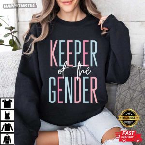 Keeper Of The Gender Baby Announcement Gender Reveal T Shirt (3)