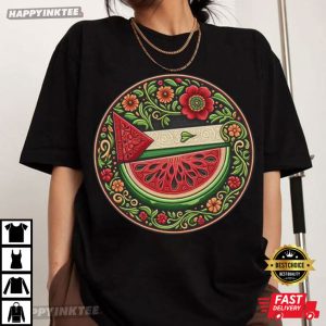 Watermelon Solidarity Palestine Save Gaza T-Shirt