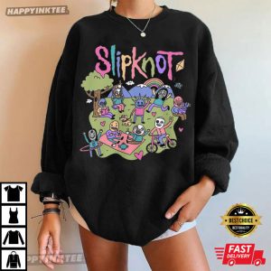 Slipknot Funny Cartoon Heavy Metal T Shirt (2)
