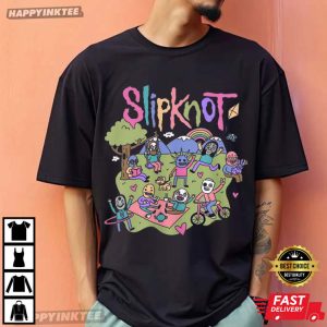 Slipknot Funny Cartoon Heavy Metal T Shirt (4)