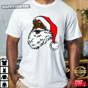 Black Santa Claus African American Christmas T-Shirt