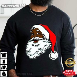 Black Santa Claus African American Christmas T Shirt (2)