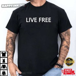 Live Free Justice For Charlie Kirk T-Shirt