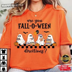 Are You Fall O Ween Directions Ghost Teacher Halloween T Shirt (4)