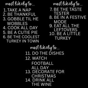 Funny Most Likely To Family Thanksgiving Matching Custom T Shirt (5)