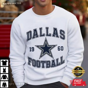 Dallas Cowboys Football Vintage Style T Shirt (2)