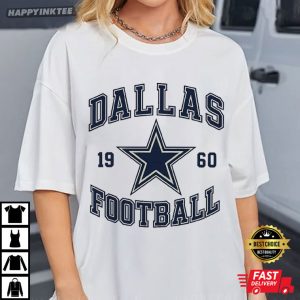 Dallas Cowboys Football Vintage Style T Shirt (4)