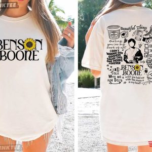 Benson Boone Lyrics Fan Gift T Shirt (2)