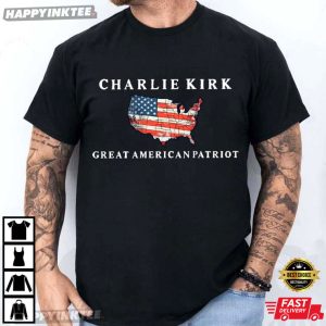 Charlie Kirk Great American Patriot T-Shirt