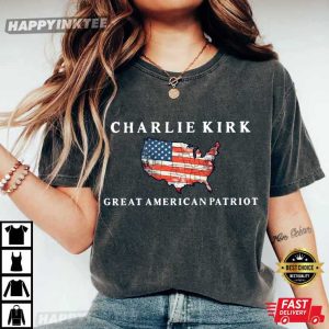 Charlie Kirk Great American Patriot T Shirt (2)