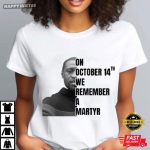 George Floyd On October 14th We Remember A Martyr T Shirt (3)