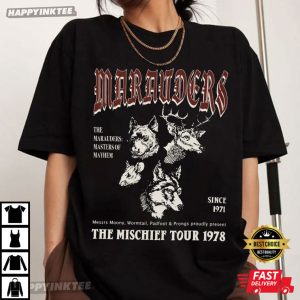 Marauders The Mischief Tour 1978 Harry Potter T Shirt (2)
