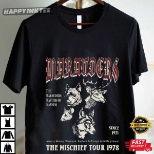 Marauders The Mischief Tour 1978 Harry Potter T Shirt (4)