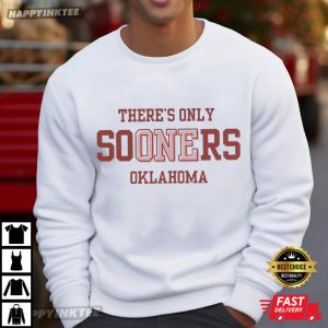 OU There's Only One Oklahoma Sooners Football T Shirt (2)