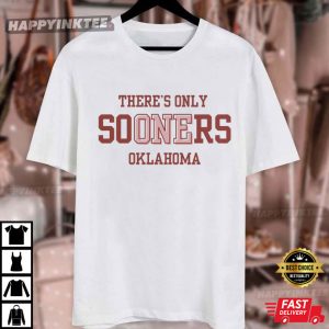 OU There's Only One Oklahoma Sooners Football T Shirt (3)