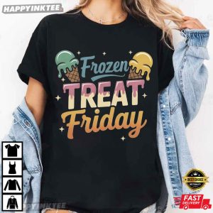 Frozen Treat Friday Ice Cream Lover T Shirt (1)