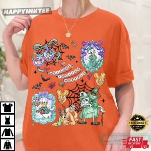 Haunted Mansion Halloween Disney Mickey Ghost Comfort Colors T-Shirt