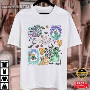 Haunted Mansion Halloween Disney Mickey Ghost Comfort Colors T Shirt (3)