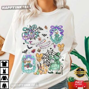 Haunted Mansion Halloween Disney Mickey Ghost Comfort Colors T Shirt (4)