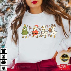 Silly Goose Christmas Gift T Shirt (2)