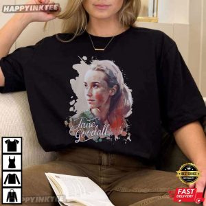 Jane Goodall Watercolor Biology Primatology Gift T Shirt (4)