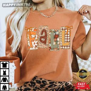 Fall Autumn Coquette T Shirt (3)