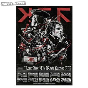 My Chemical Romance Long Live The Black Parade Tour Poster