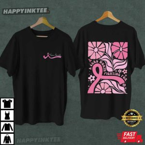 Custom Breast Cancer Support Gift T Shirt (2)