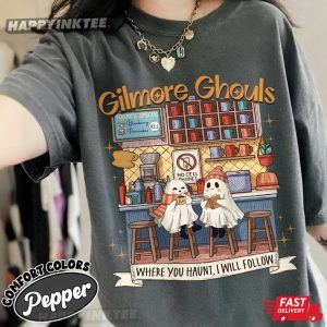 Gilmore Ghouls Where You Haunt I Will Follow Comfort Colors T Shirt (2)