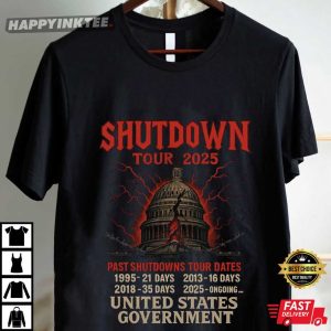 Shutdown Tour 2025 US Government Shutdown T Shirt (4)