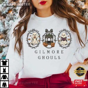 Gilmore Ghouls Cute Ghost Halloween T Shirt (2)