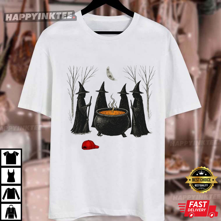Anti Trump Spooky Witch Halloween Protest T-Shirt Anti Trump Spooky Witch Halloween Protest T-Shirt