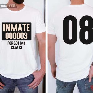 Custom Jail Inmate Sports Team Halloween Matching Shirt