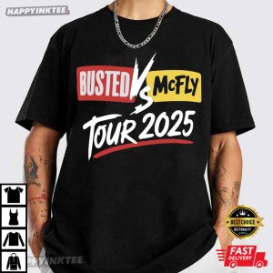 Busted vs McFly Tour 2025 T-Shirt