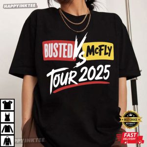 Busted vs McFly Tour 2025 T Shirt (2)
