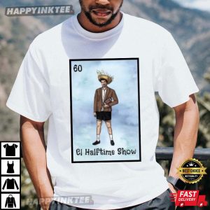 Bad Bunny El Halftime Show Blue Loteria T Shirt (1)