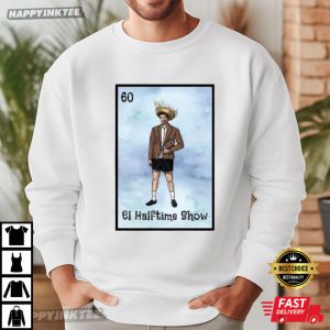 Bad Bunny El Halftime Show Blue Loteria T Shirt (3)