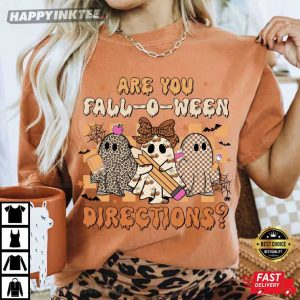 Are You Fall O Ween Directions Funny Teacher Halloween T Shirt (2)