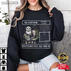 Vintage Sea Otter Monterey Bay Aquarium T Shirt (3)