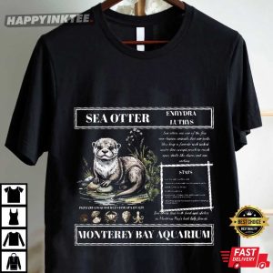 Vintage Sea Otter Monterey Bay Aquarium T Shirt (4)