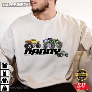 Monster Truck Racing Cars Personalized Family T Shirt (4)