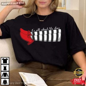 All About The Shoes Wicked Witch Legs Wizard of Oz T-Shirt