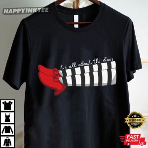 All About The Shoes Wicked Witch Legs Wizard of Oz T Shirt (4)