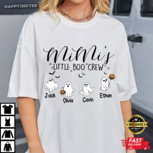 Mimis Little Boo Crew Custom Halloween Gift T-Shirt