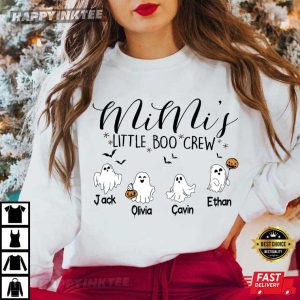 Mimis Little Boo Crew Custom Halloween Gift T Shirt (3)