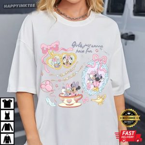 Minnie Daisy Disney Girls Just Wanna Have Fun T Shirt (3)